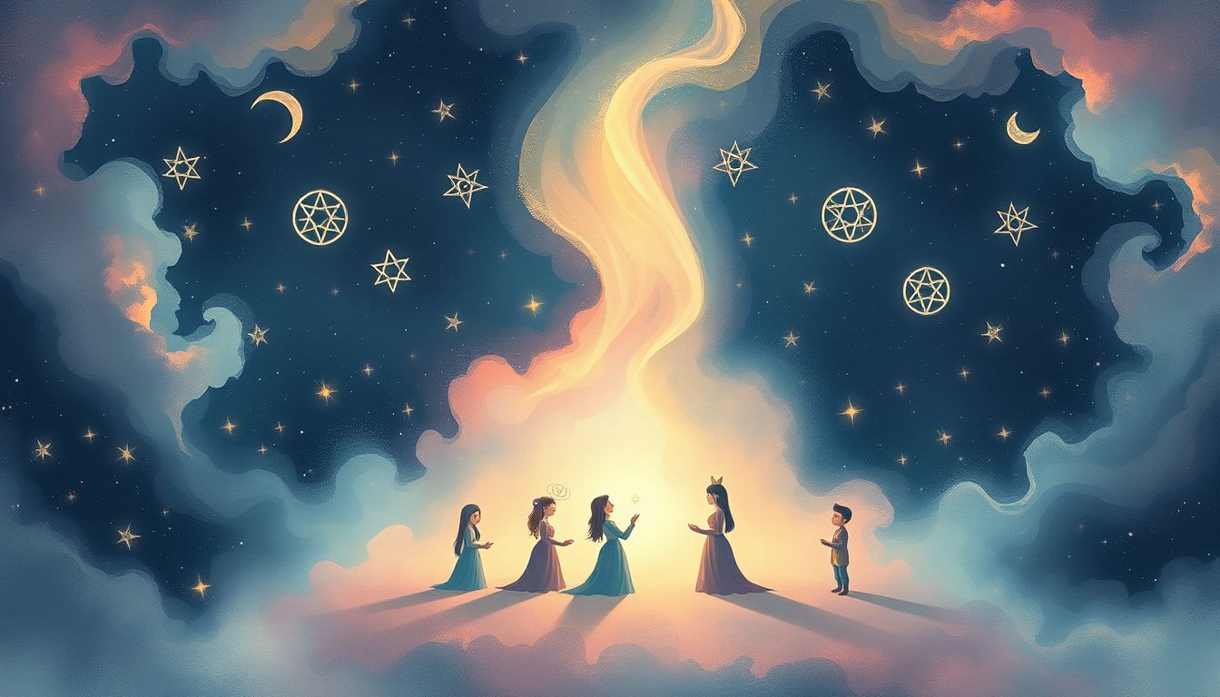 Unbekannte Rituale im Traum symbolisieren tiefere, unerforschte Wünsche.