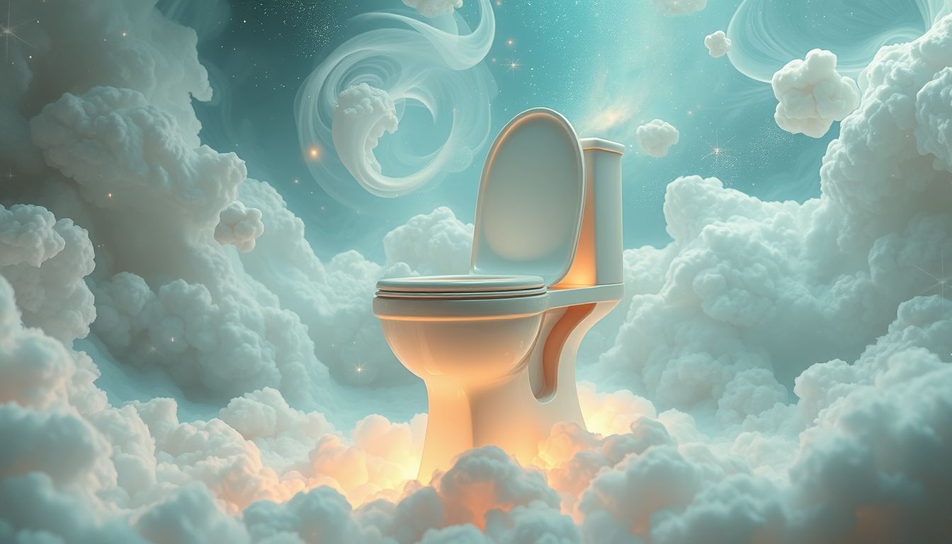 Eine saubere Toilette symbolisiert innere Klarheit und Erneuerung.
