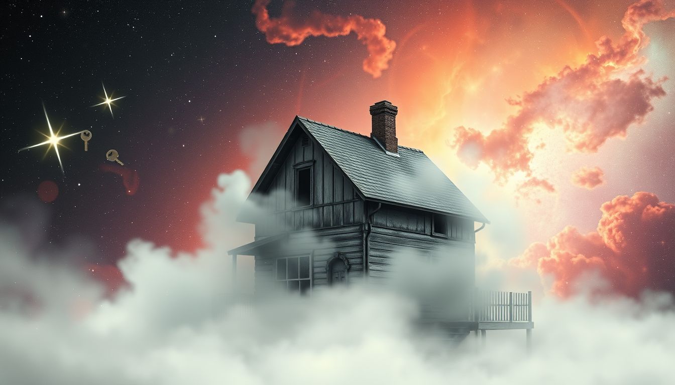 Das Verlassen eines abgewohnten Hauses symbolisiert Neuanfang und Befreiung.