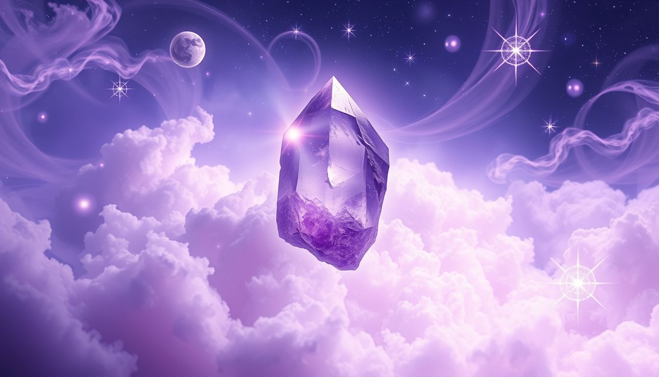 Amethyst steht für innere Frieden und spirituelle Erneuerung.