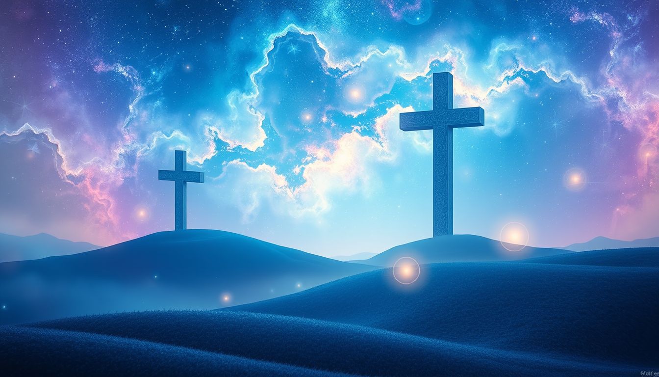 Turmkreuze symbolisieren oft spirituelle Suche und persönliche Erleuchtung.