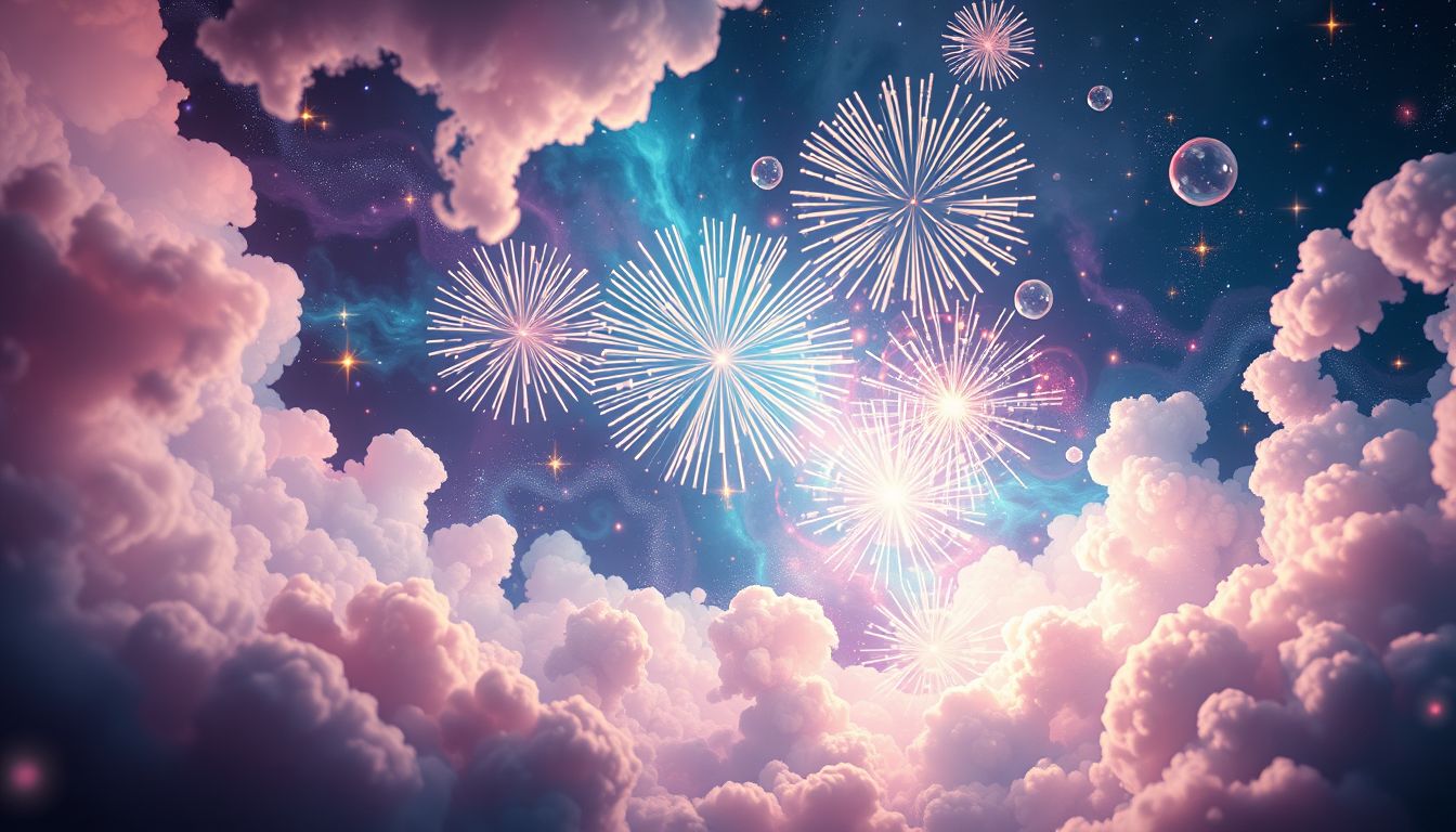 Feuerwerksträume symbolisieren den Wunsch nach Freiheit und Freude.