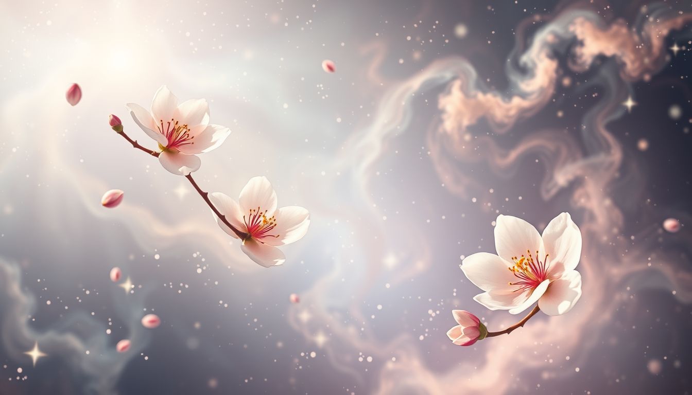 Mandelblüten symbolisieren Erneuerung und die Suche nach innerem Frieden.