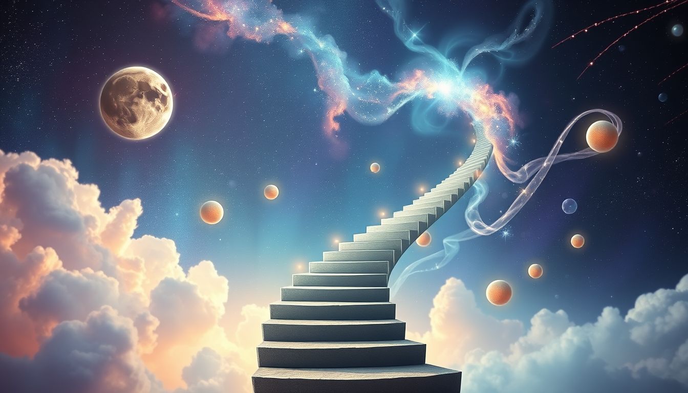 Ein ansteigendes Trottoir symbolisiert persönlichen Wachstum und Lebensziele.