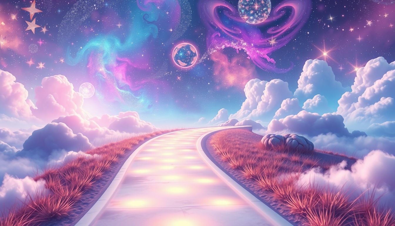 Ein hell erleuchtetes Trottoir symbolisiert Sicherheit und Lebensweg.