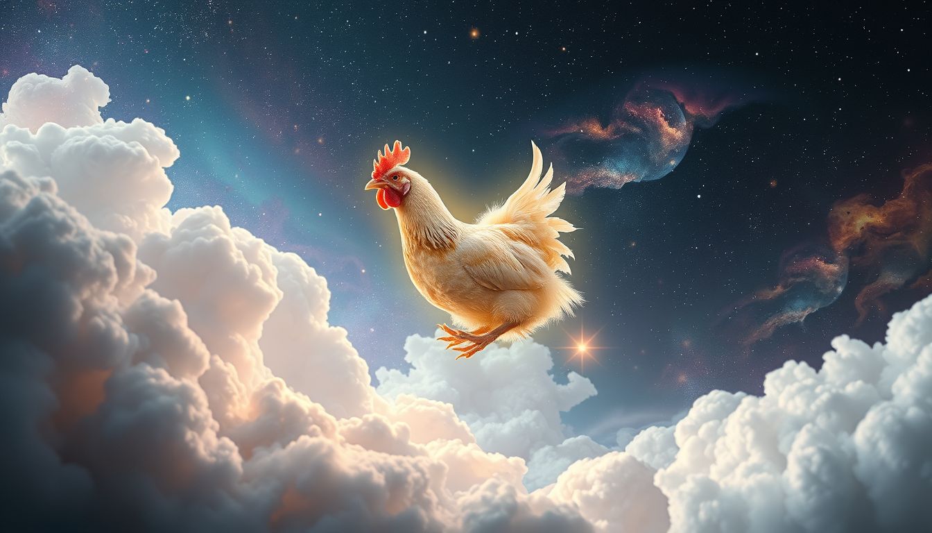 Ein Huhn im Traum symbolisiert oft Fruchtbarkeit und Wachstum.