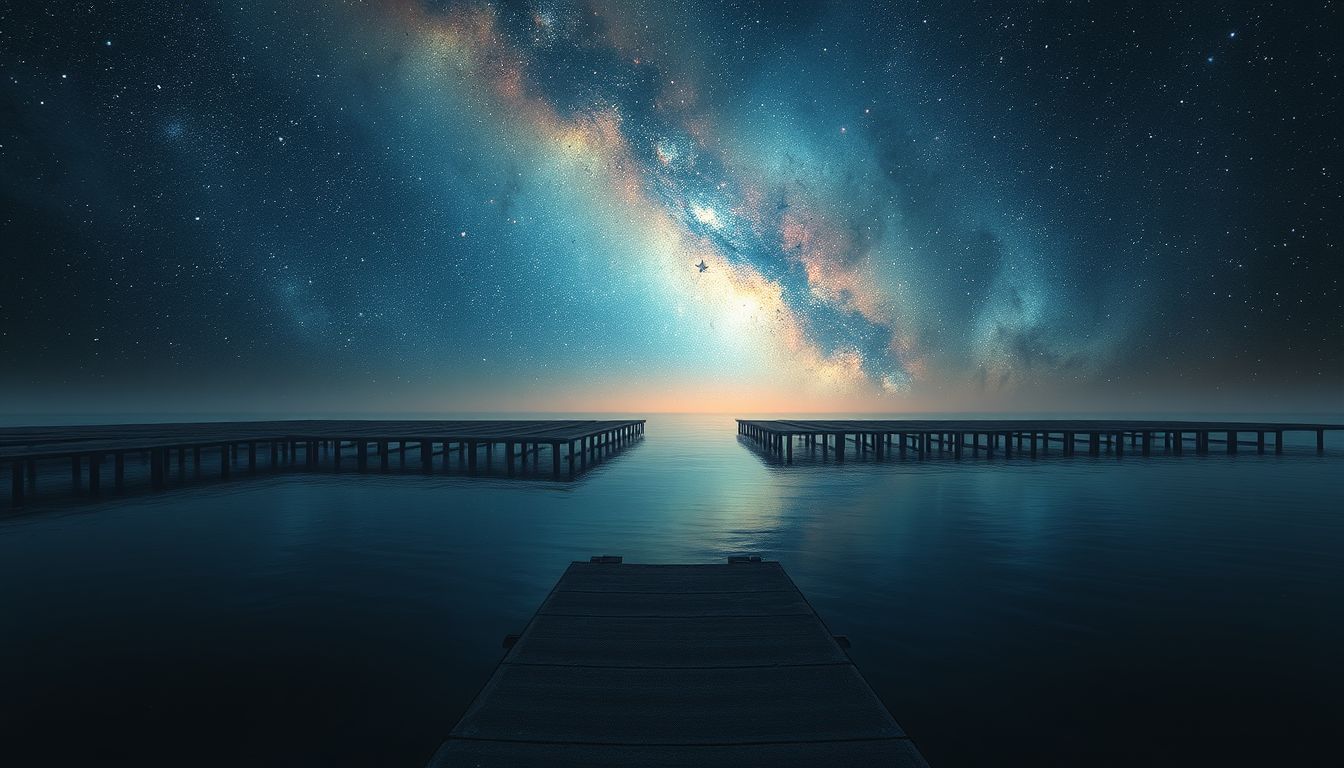 Ein leerer Seehafen symbolisiert oft verlorene Chancen und Hoffnungslosigkeit.