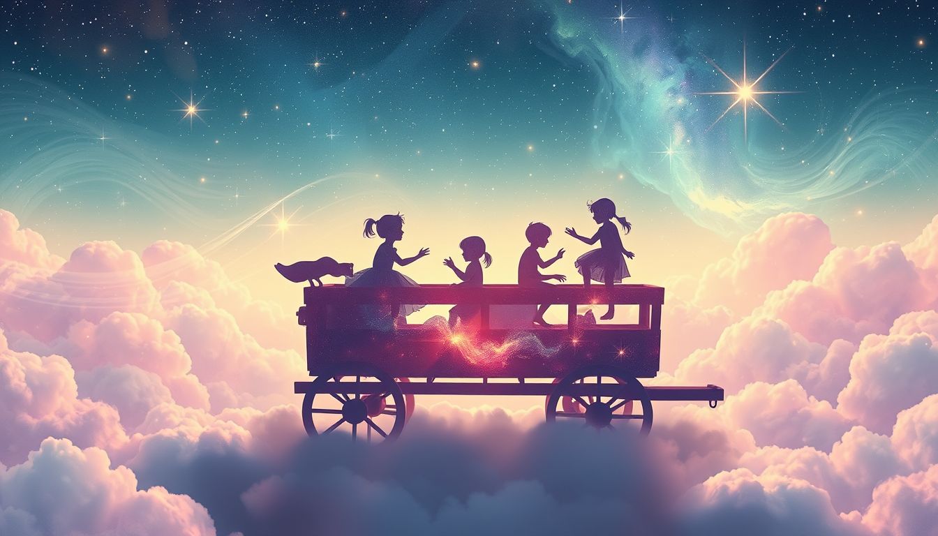 Ein Waggon symbolisiert Hoffnung und die Last der Verantwortung.
