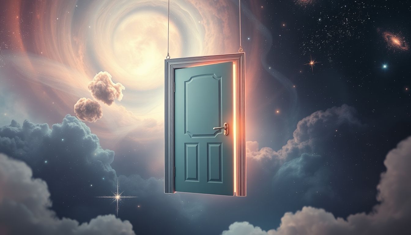 Eine Haustür ohne Schlüssel im Traum symbolisiert neue Chancen.