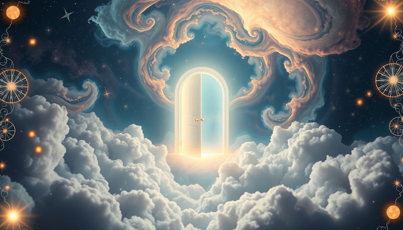 Eine offene Tür im Traum symbolisiert neue Chancen und Möglichkeiten.
