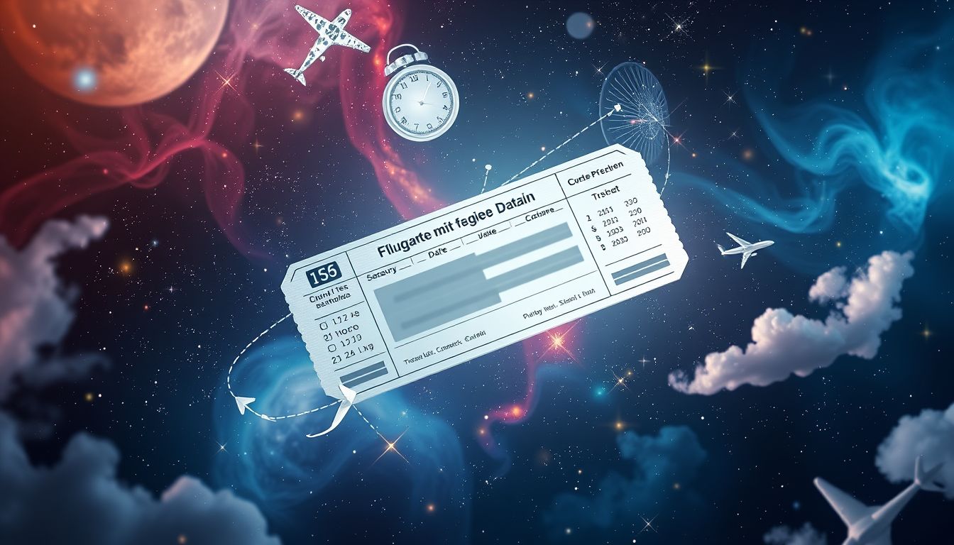 Falsche Flugdaten symbolisieren oft Ängste vor verpassten Chancen.