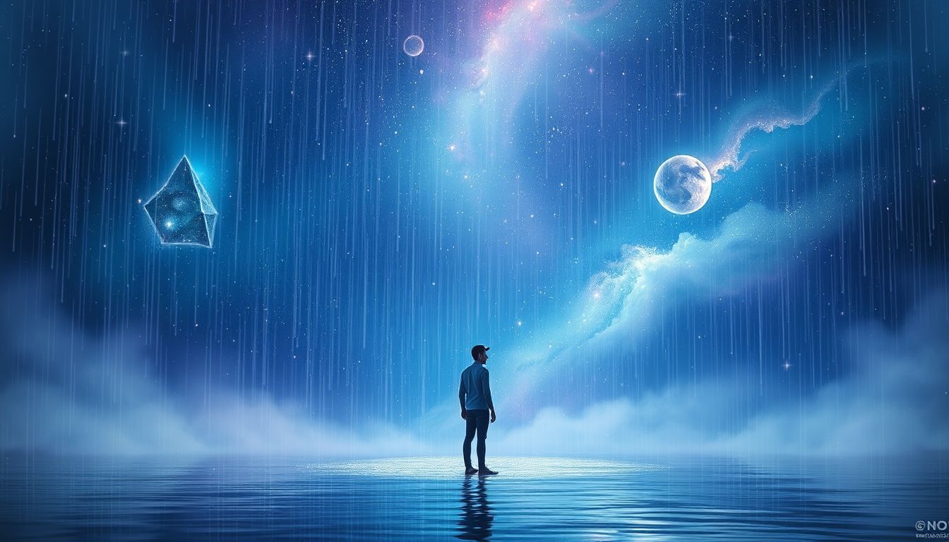 Im Regen stehen symbolisiert oft emotionale Befreiung und Klarheit.