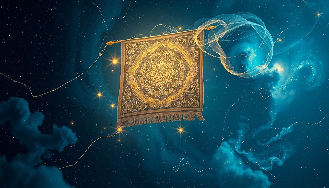 Gobelinstickerei symbolisiert oft Beziehungen und zwischenmenschliche Bindungen.