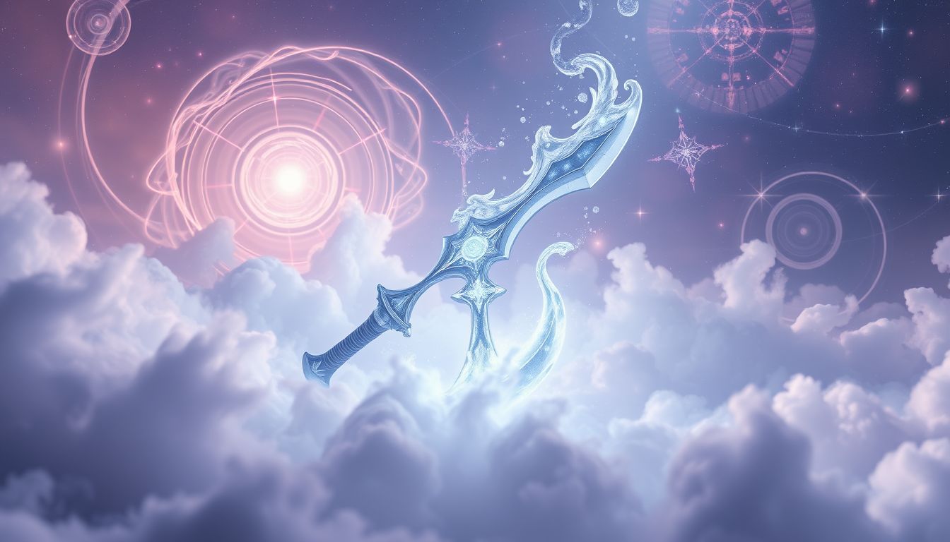 Das Reinigen einer Hellebarde symbolisiert spirituelle Klarheit und Stärke.