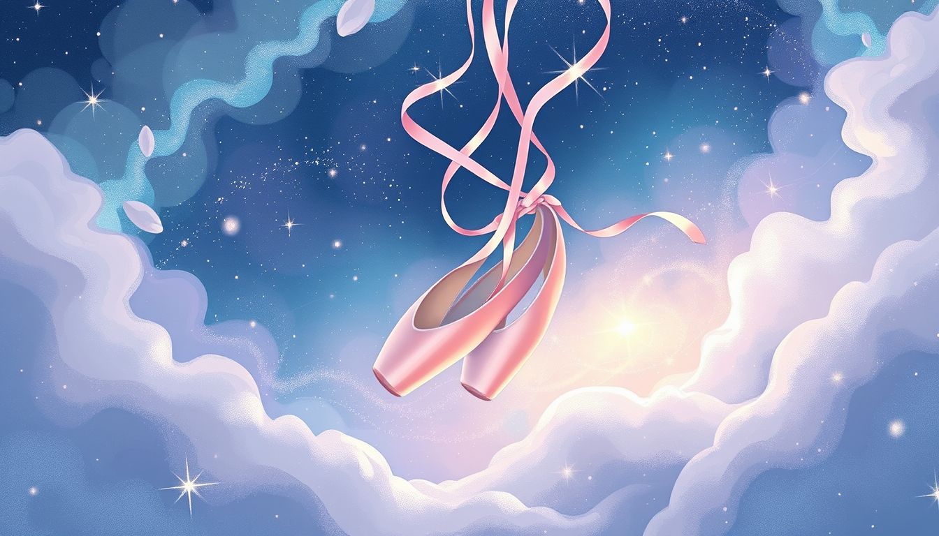 Das Verschenken von Ballettschuhen symbolisiert Teilen von Träumen.