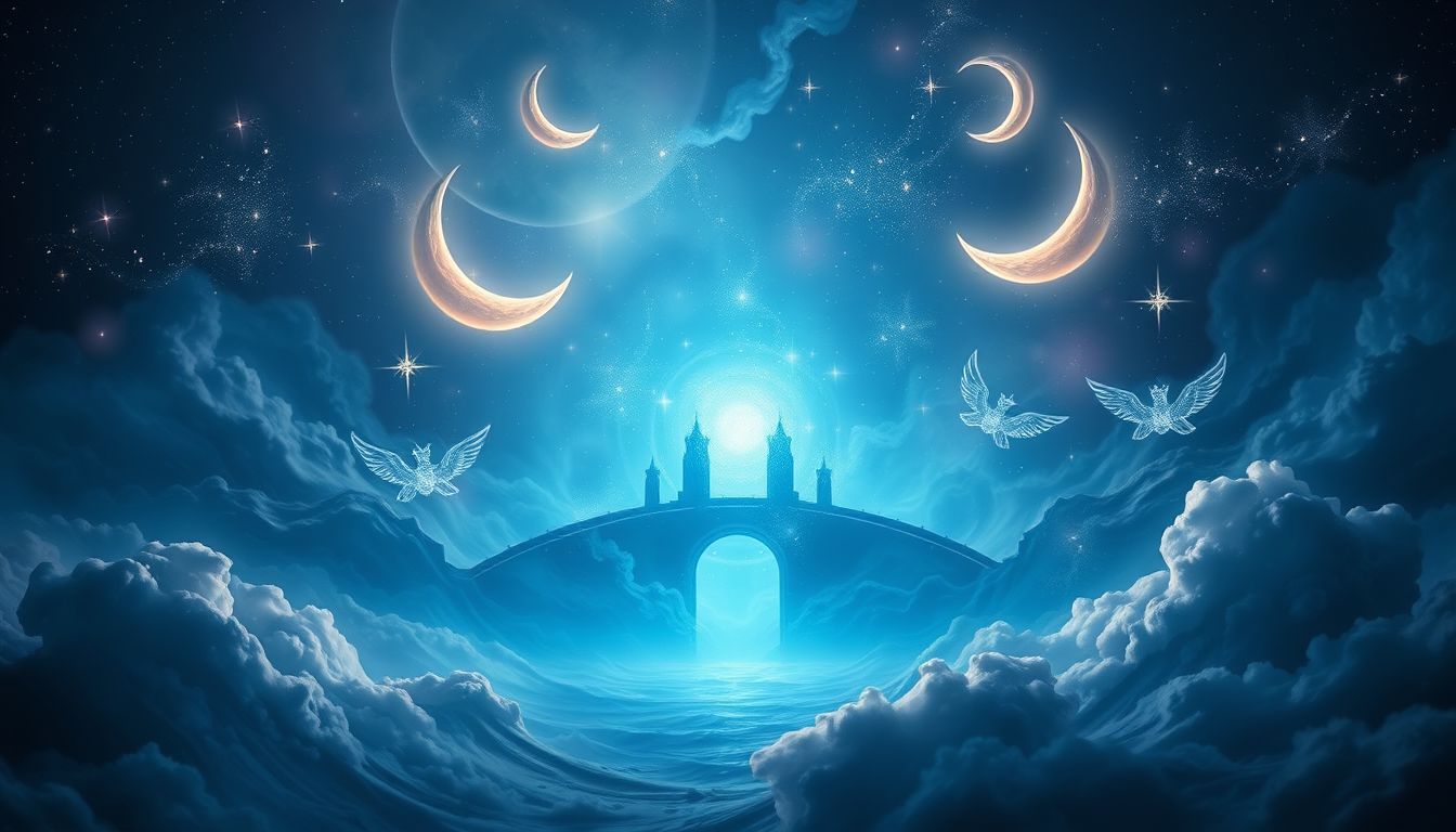 Ein bewachter Port symbolisiert Schutz und Hindernisse im Leben.