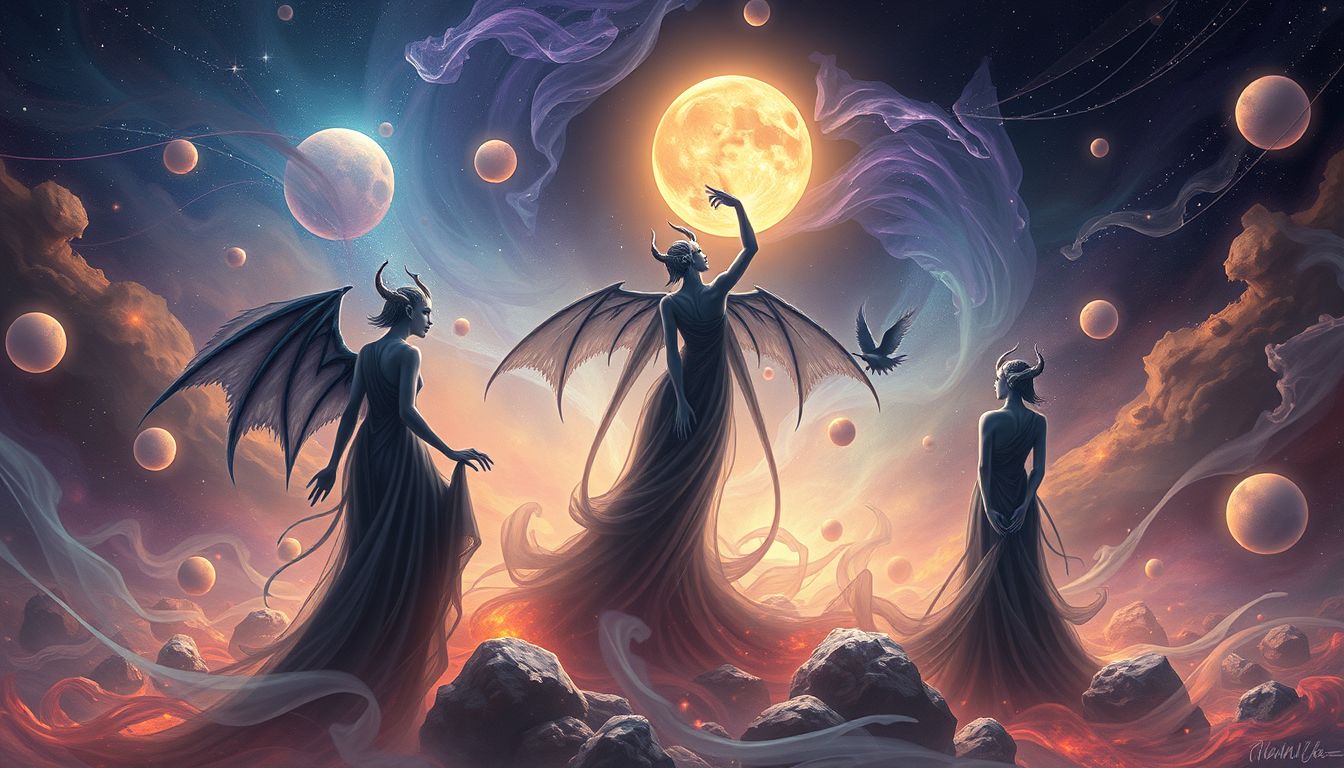 Mephistopheles' Rückzug symbolisiert innere Konflikte und moralische Entscheidungen.