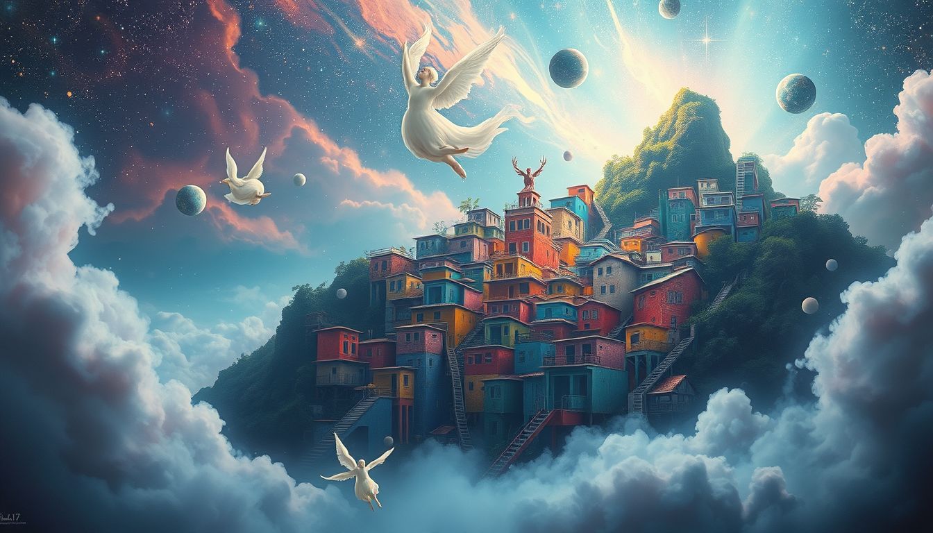 Favelas spiegeln oft den Kontrast zwischen Kultur und Armut wider.