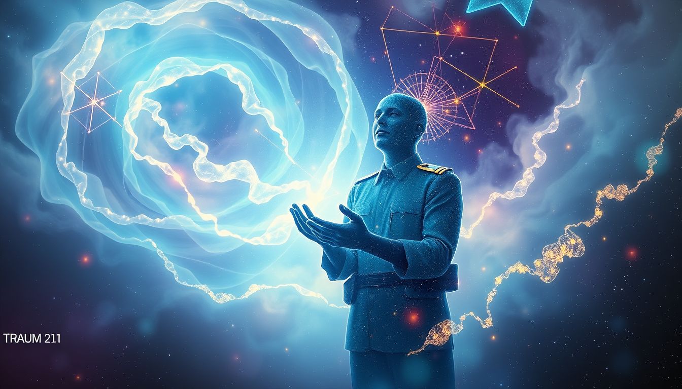 Der Offizier symbolisiert Autorität und Führung im Traum.
