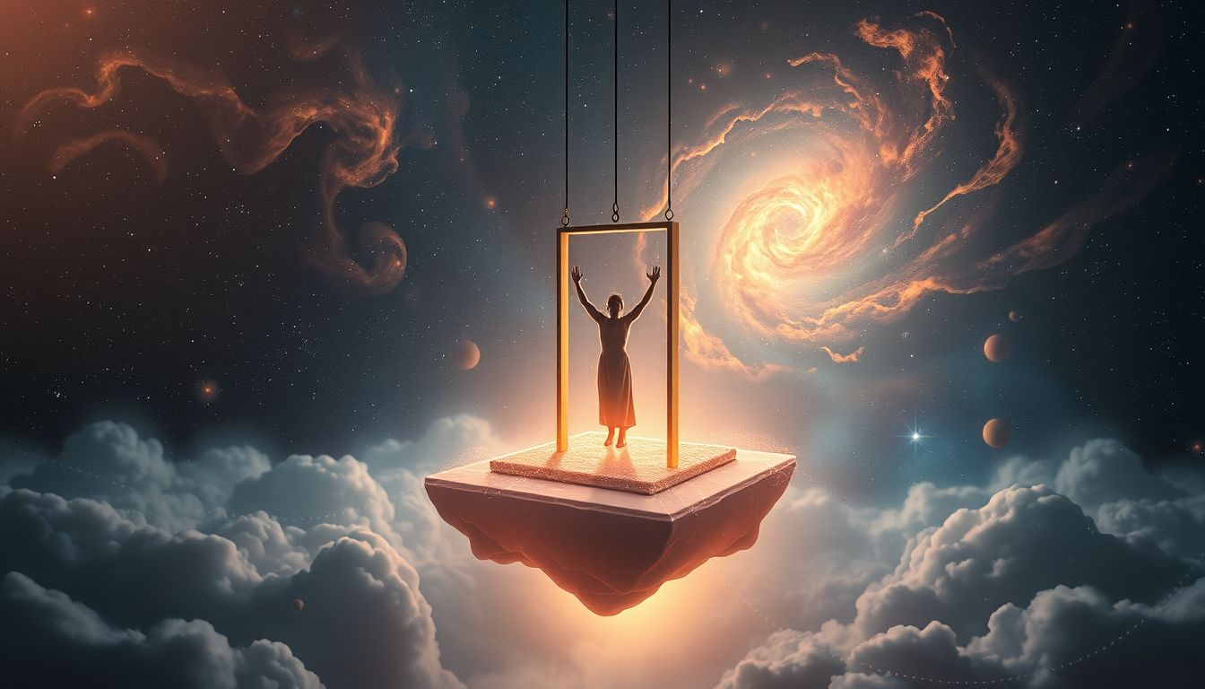 Das Erwachen vom Foltergestell symbolisiert Befreiung und neue Kraft.