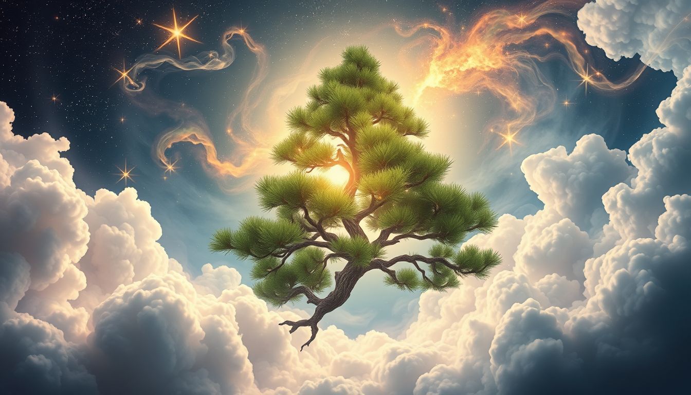 Der Zirbengeist symbolisiert Ruhe und spirituelle Erleuchtung.