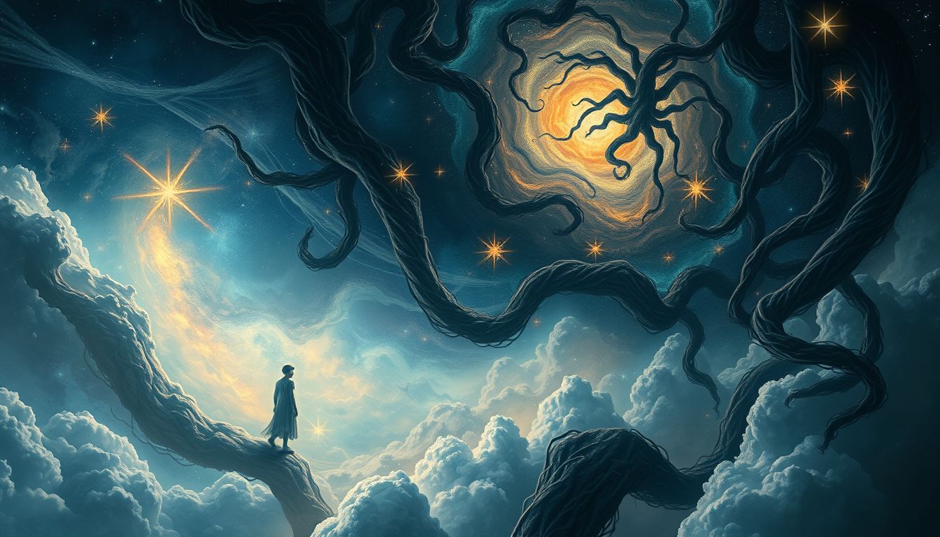 Mephistopheles symbolisiert Versuchung und inneren Konflikt im Traum.