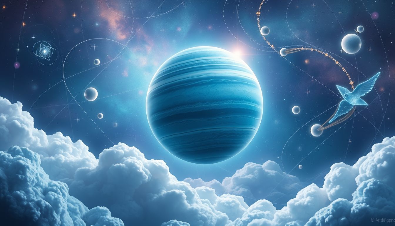 Uranus symbolisiert Freiheit und unkonventionelles Denken im Traum.