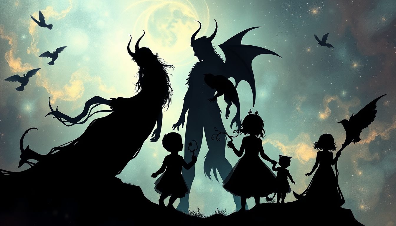 Familienkonflikte können Mephistopheles als inneren Konflikt symbolisieren.