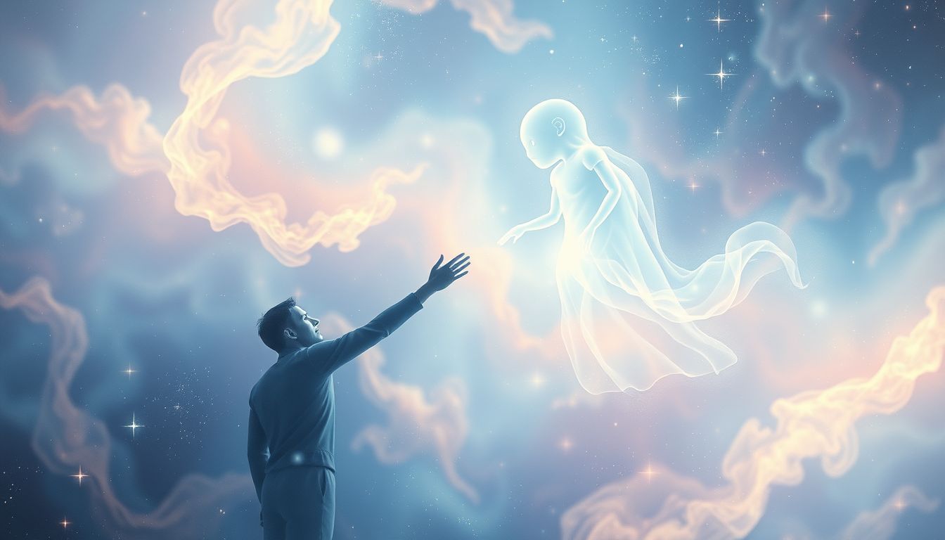 Geister im Traum symbolisieren oft unerledigte emotionale Angelegenheiten.