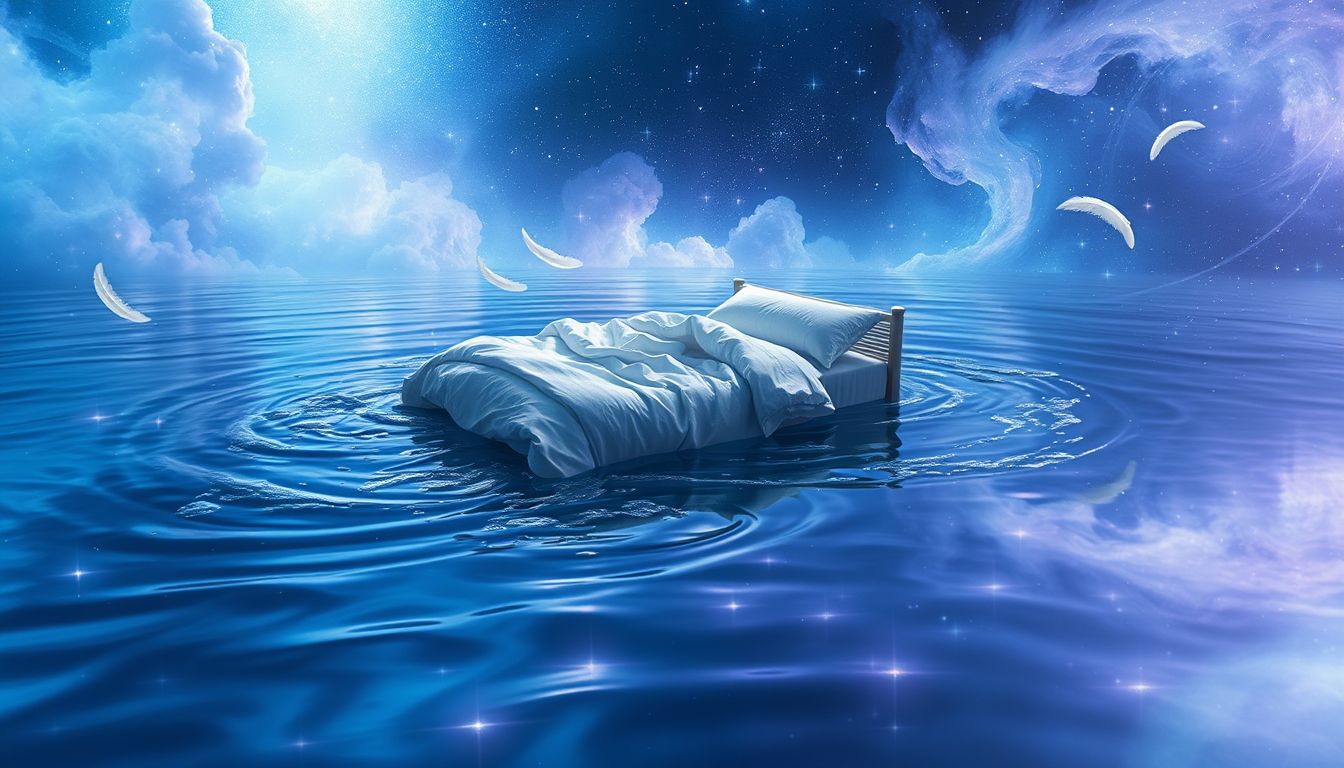 Ein nasses Bett kann Angst oder persönliche Unsicherheit symbolisieren.
