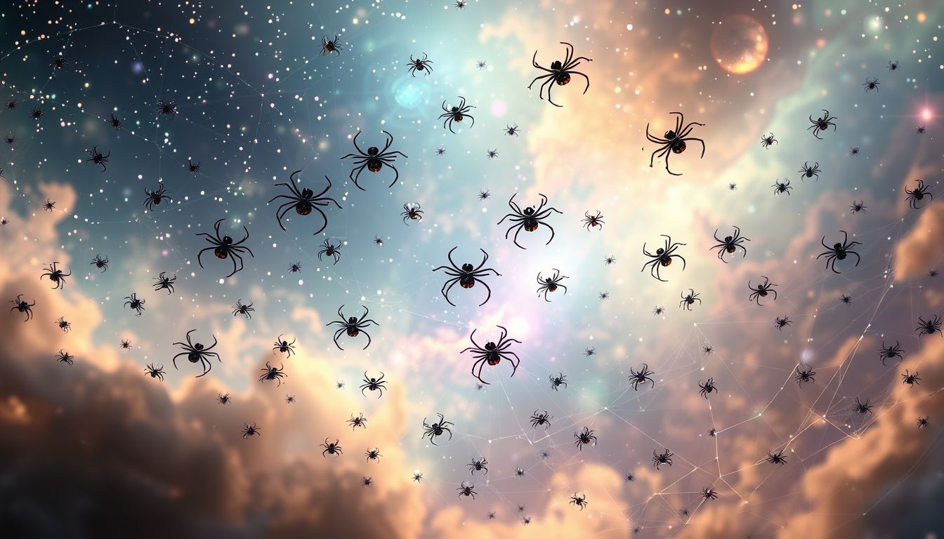 Kreuzspinnen im Traum symbolisieren oft verborgene Ängste und Sorgen.