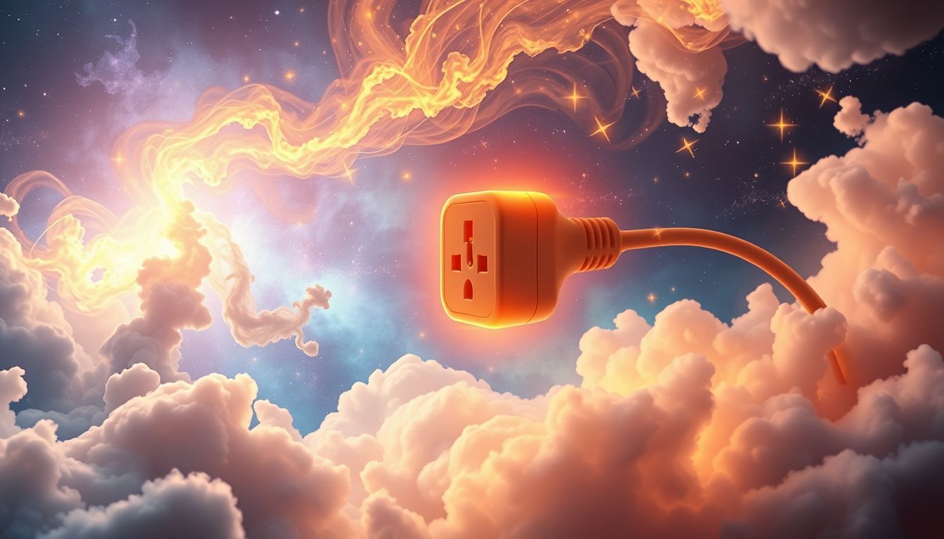Ein zu heiß werdender Stecker warnt vor innerer Unruhe.
