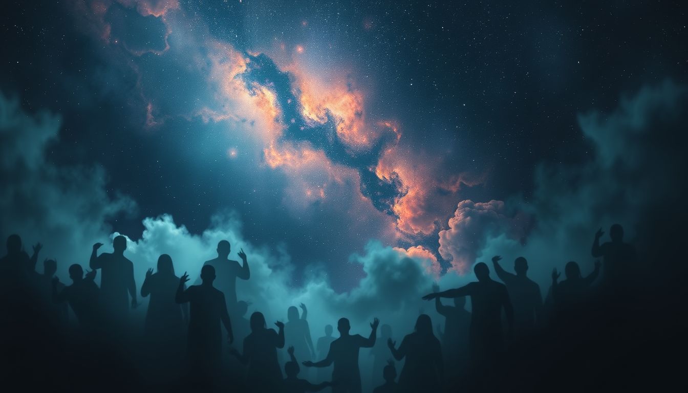 Dunkelheit symbolisiert oft Angst vor Ungewissheit und Verlust.