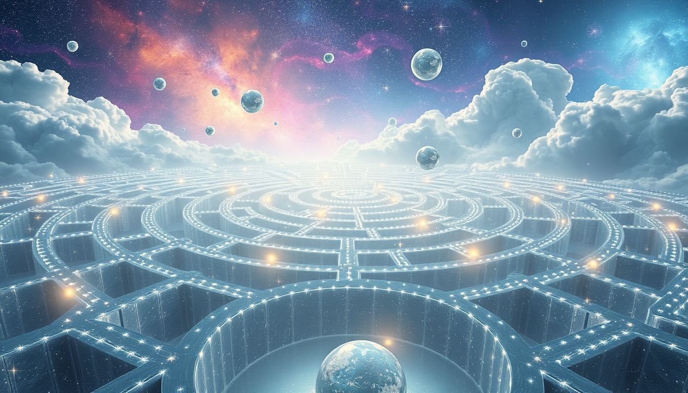 Labyrinthe symbolisieren oft innere Konflikte und suchen nach Orientierung.