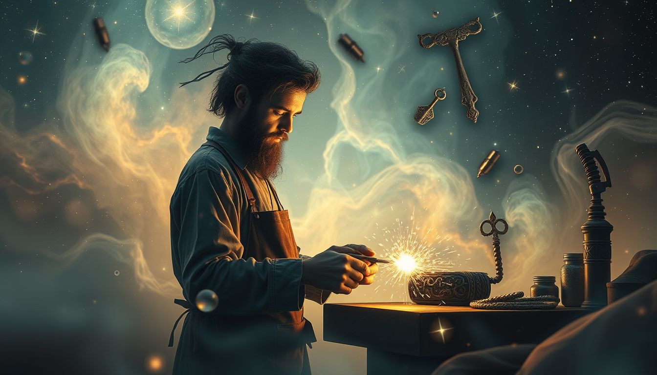 Der Spengler symbolisiert handwerkliches Geschick und Präzision im Leben.