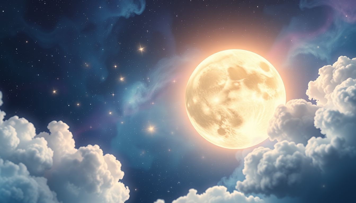 Der Mond symbolisiert oft unerfüllte Wünsche und Sehnsüchte.
