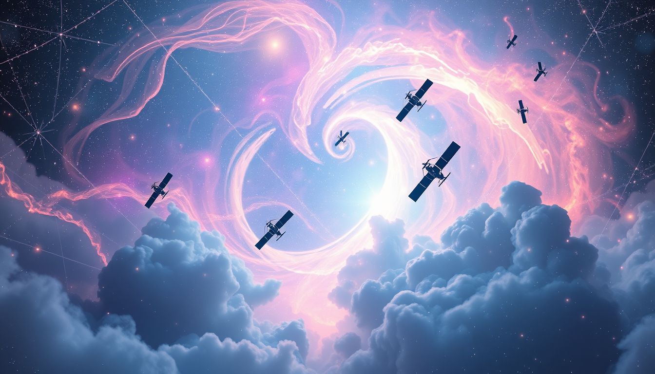 Satelliten verbinden uns global, beeinflussen unsere Medienwahrnehmung entscheidend.