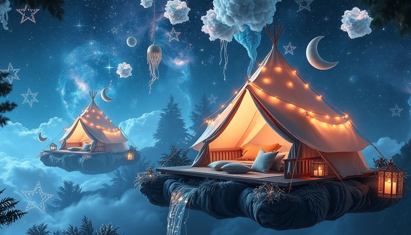 Ein luxuriöser Campingplatz steht für Komfort und innere Ruhe.