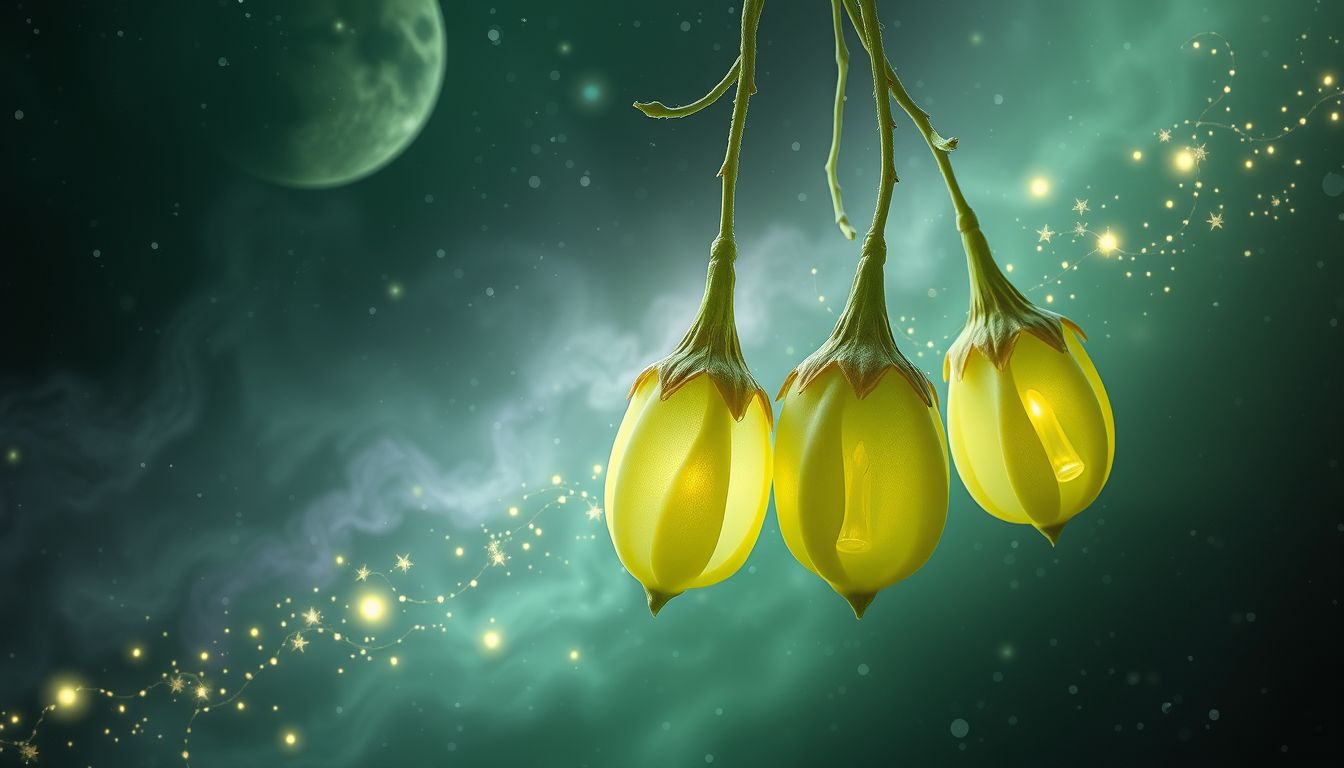 Unreife Schotenfrüchte symbolisieren ungeduldige Wünsche und Erwartungen.