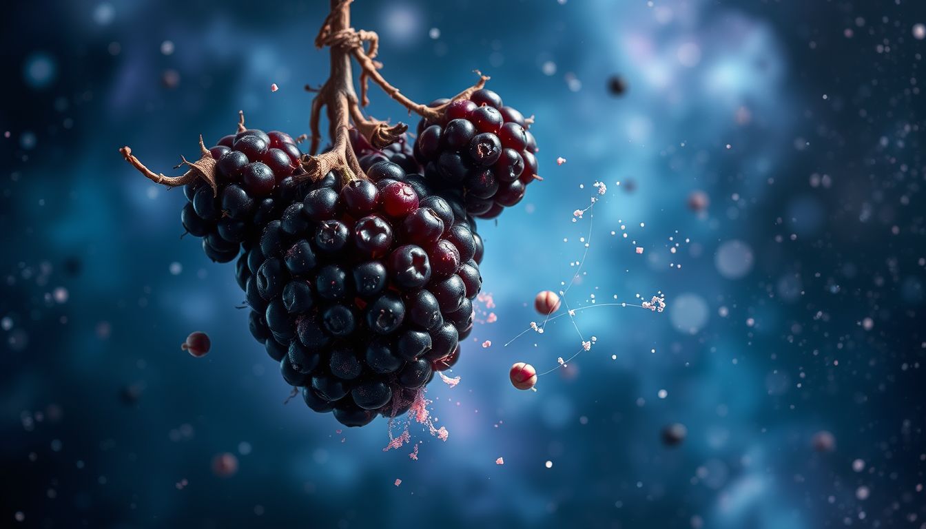 Verfaulte Brombeeren symbolisieren unerfüllte Erwartungen und gescheiterte Träume.